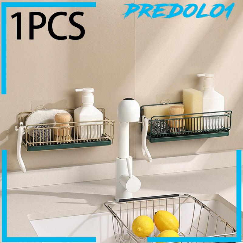 [Predolo1] Tempat Kain Piring Sikat Rak Wastafel Dapur Organizer Tempat Sabun Sikat Kamar Mandi