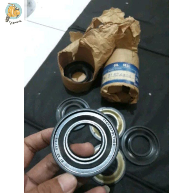 seal kruk as bagian kopling only merek technopolymer bagus untuk vespa ps px pxe excel exclusive etc