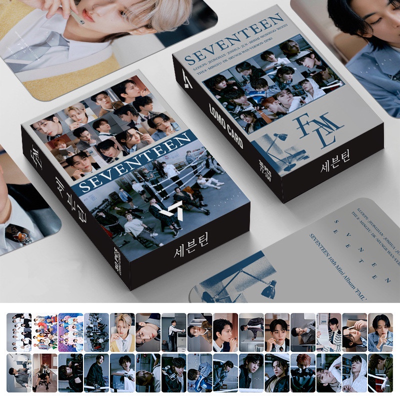 30pcs /box SEVENTEEN Album FML Photocards Kartu Lomo Kpop Postcards