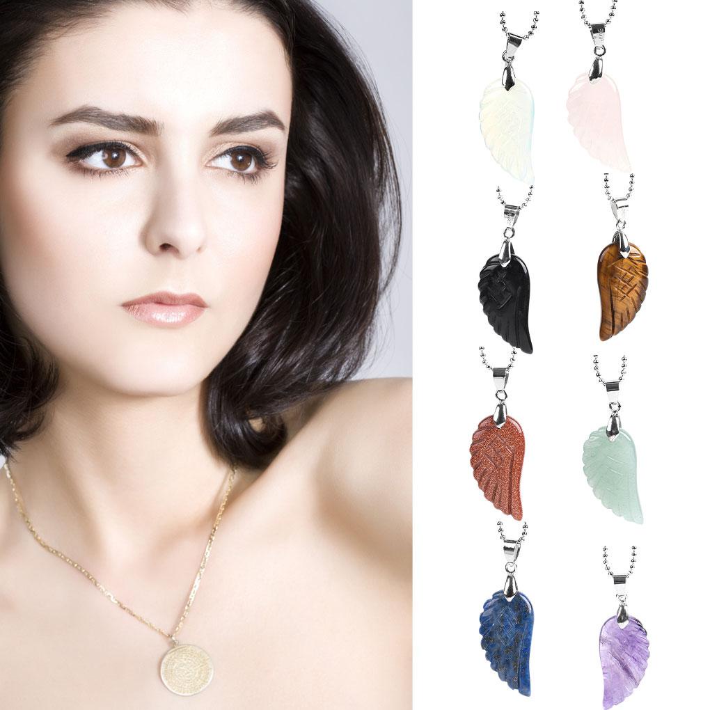 Perempuan Batu Liontin Pesona Kalung Perhiasan Rantai Leher Gadis Wanita Choker Untuk Laki-Laki Pernikahan Kalung Hadiah Ulang Tahun