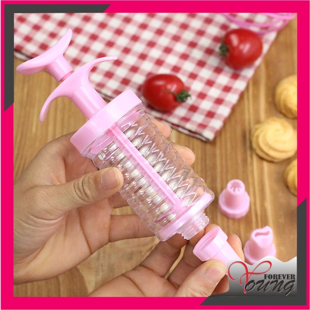 FASHION FAIR - D6099 Semprotan Cream Cake Decoration / Cake Pen Cake Decoration / Alat Cetakan Hiasan Kue 8 IN 1 H588 / Alat Penghias Kue 8 in 1