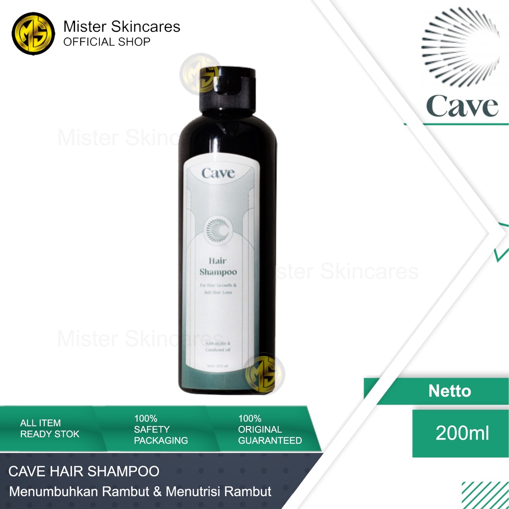 CAVE Hair Shampoo 200 ml - Perawatan Rambut Anti Kebotakan