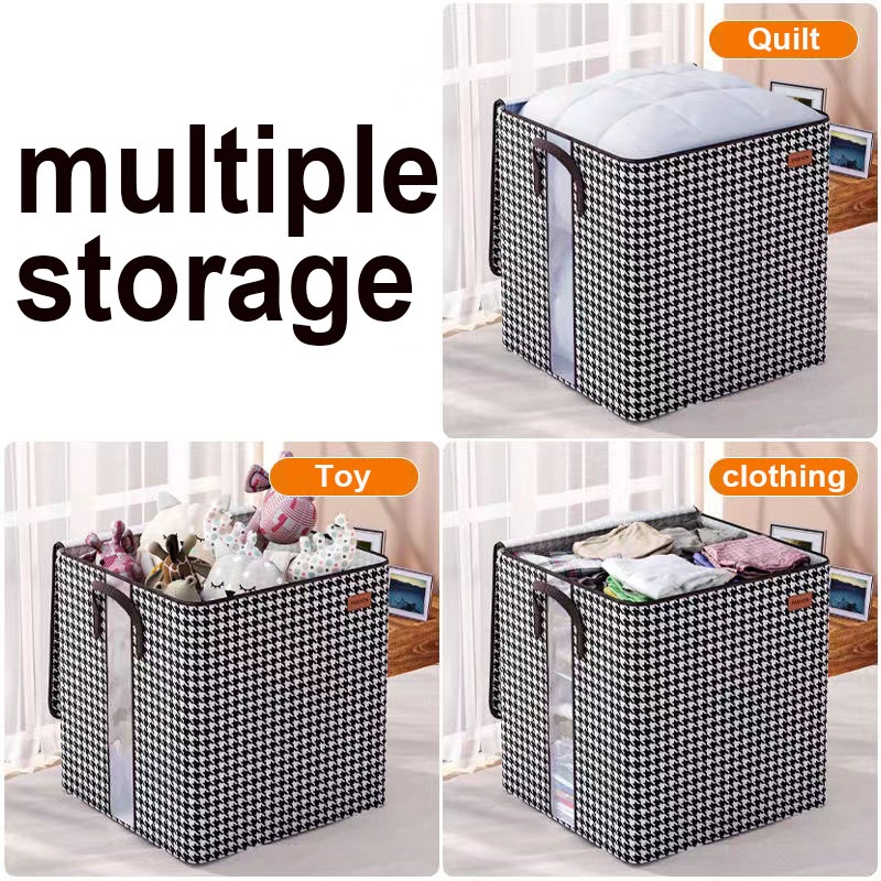 【COD】Kotak Baju Kuping Storage Bag/Keranjang Baju Tempat Pakaian/Keranjang Baju Tempat Pakaian/Storage Serbaguna Organizer/ Pakaian Dan Mainan Kotak Penyimpan