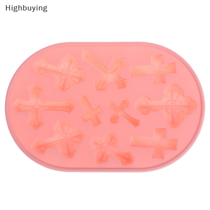 Hbid Cetakan Silang Silikon DIY Baking Tray Kue Coklat Permen Fondant Baking Mold Glory