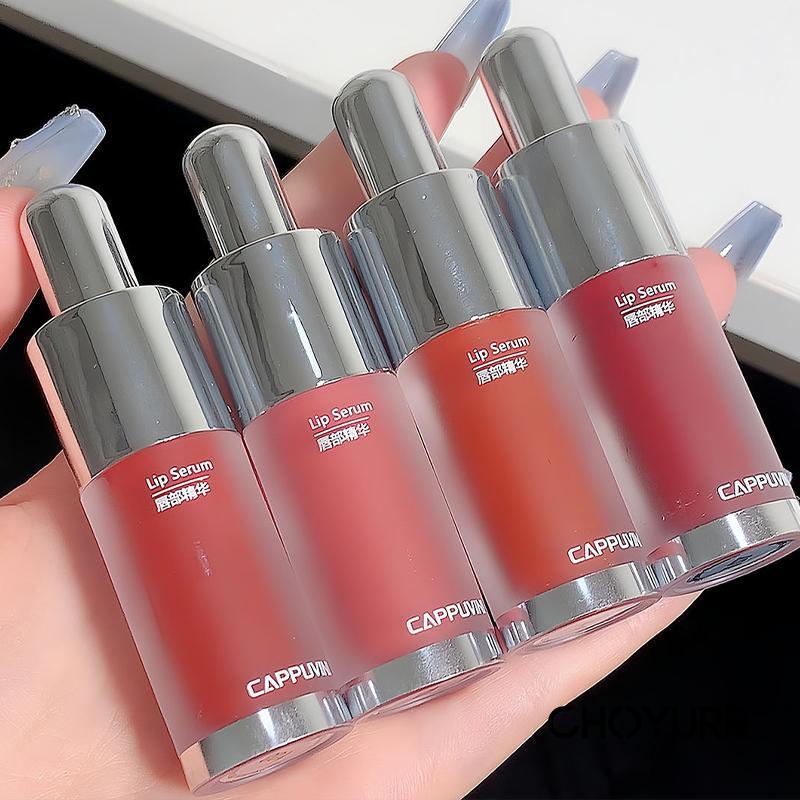 【COD】CAPPUVINI Lip Gloss Botol Susu Kecil Cermin Lip Glaze Waterproof-CH