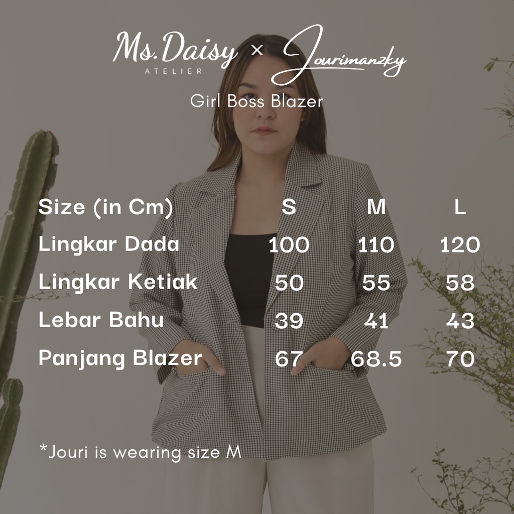 [Ms Daisy x Jourimanzky] Girl Boss Blazer