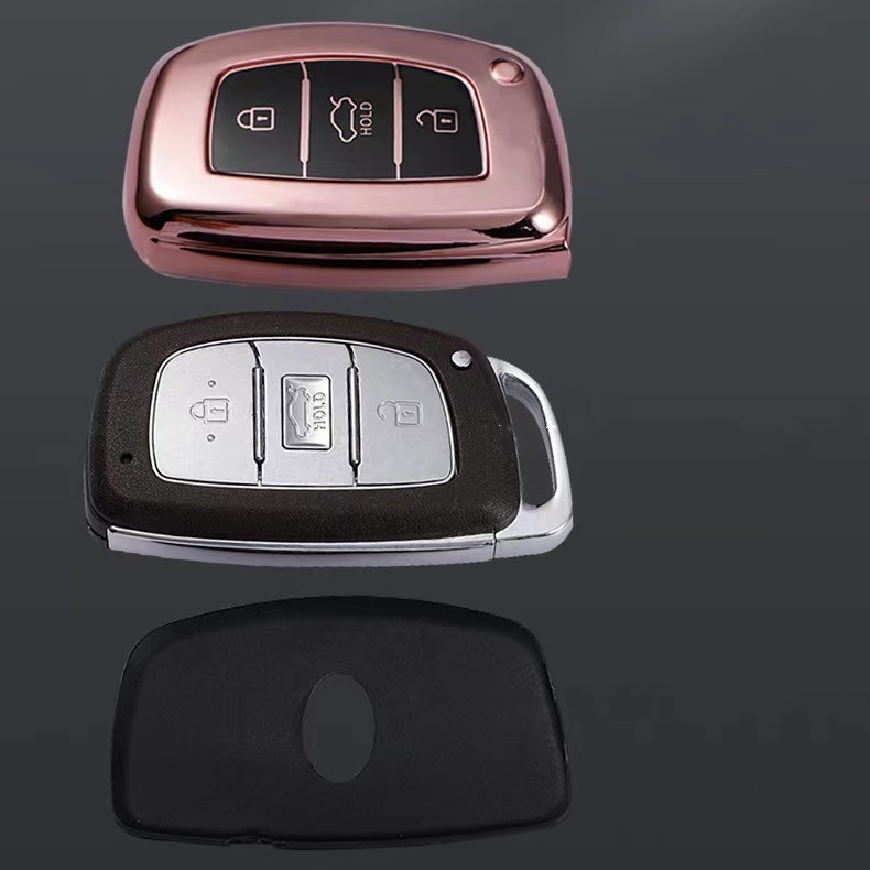 Untuk Hyundai Elantra/Tucson/IONIQ/i30/i40 Keyless Remote Car Key Silicone Cover Casing