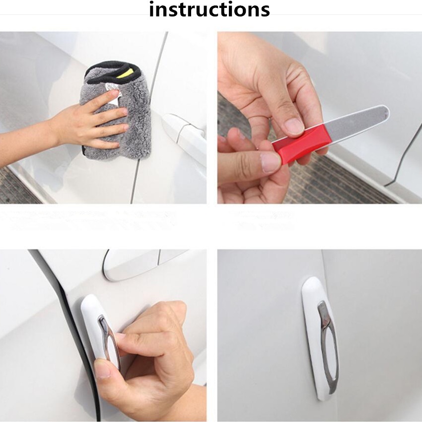 4pcs Stiker Pelindung Benturan Tepi Pintu Mobil Anti Gores Untuk Chery Tiggo 87 6 4 3 5x Pro Arrizo Omoda5 FX Fulwin Face Qq2023