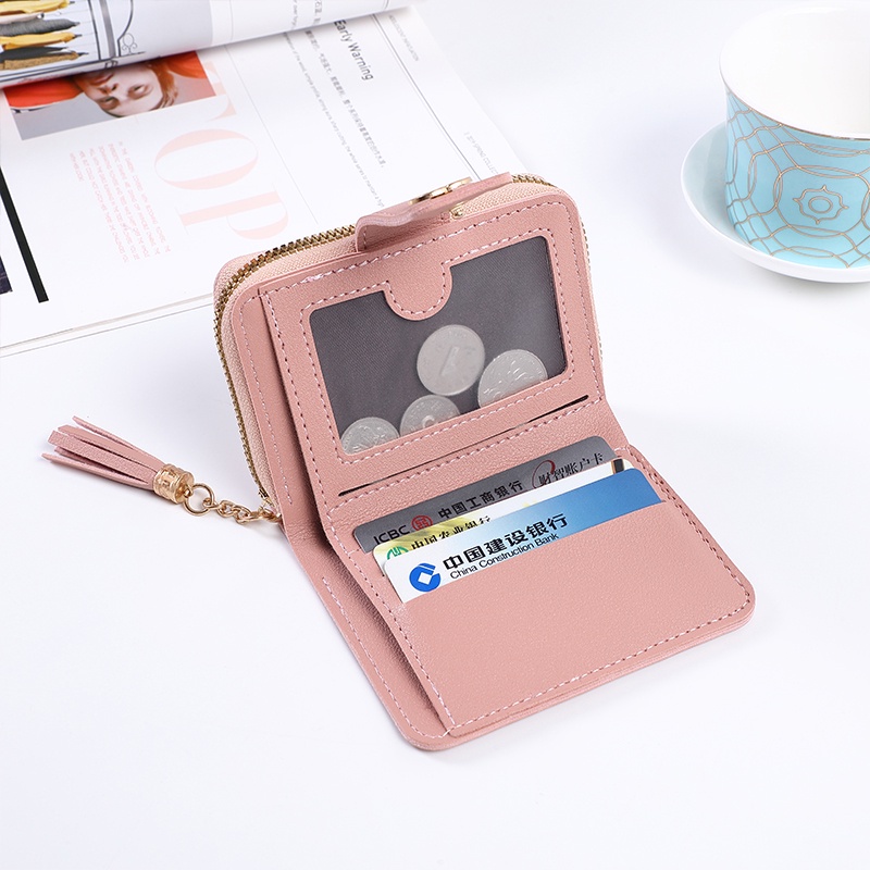 CSONLINEMALL Ladies Wallet PU Leather Cute Wallets Korean Coin Purses For Women