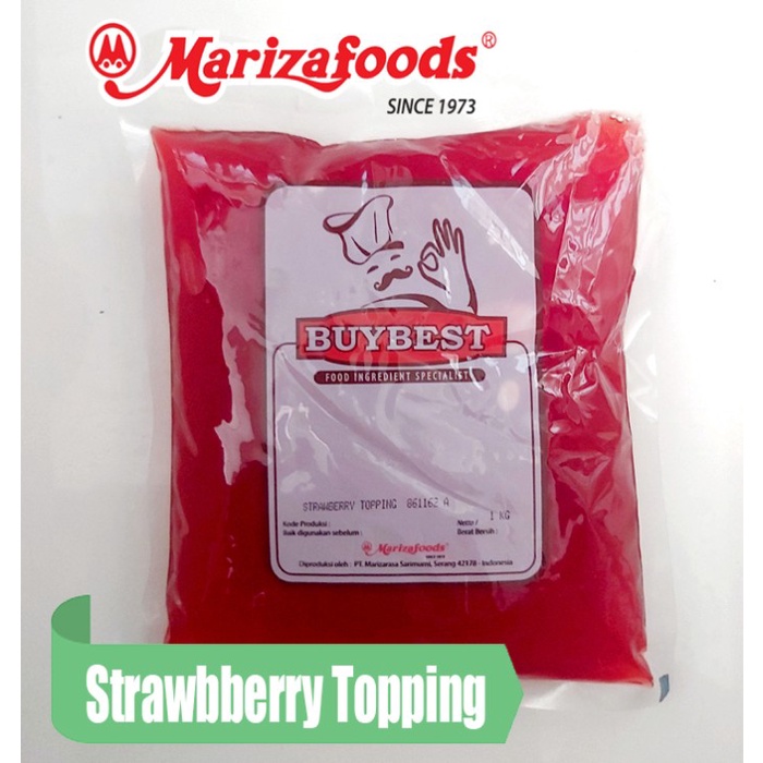 

New Arrival- topping mariza strawberry 1kg / Sauce strawberry