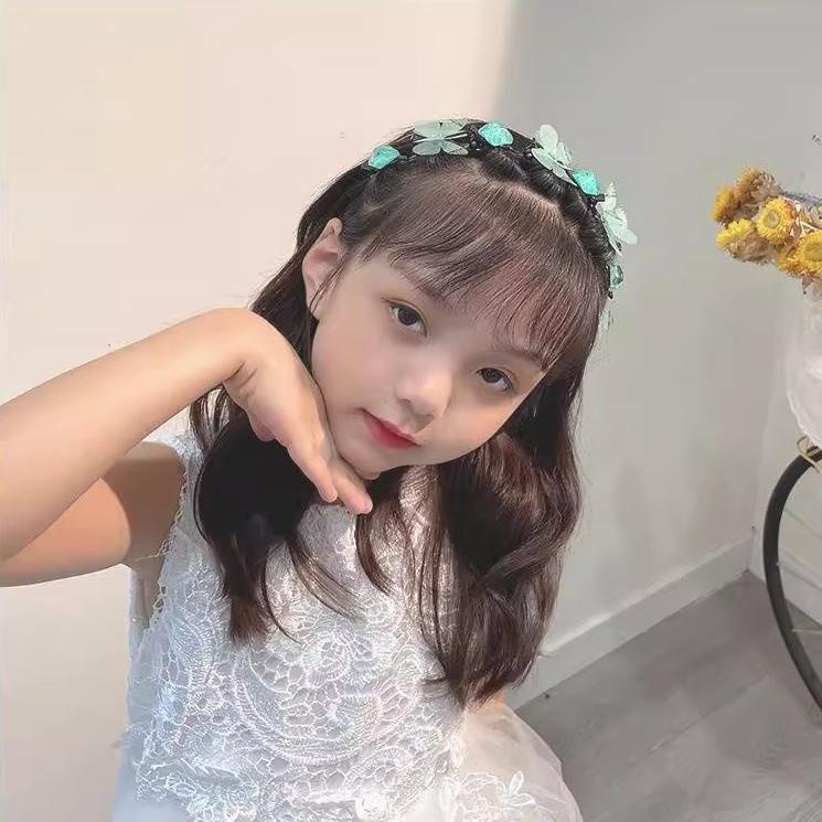 Korea Dikepang Bando Anak Fashion Lucu Bunga Kupu-Kupu Rambut Band Aksesoris Rambut Gadis