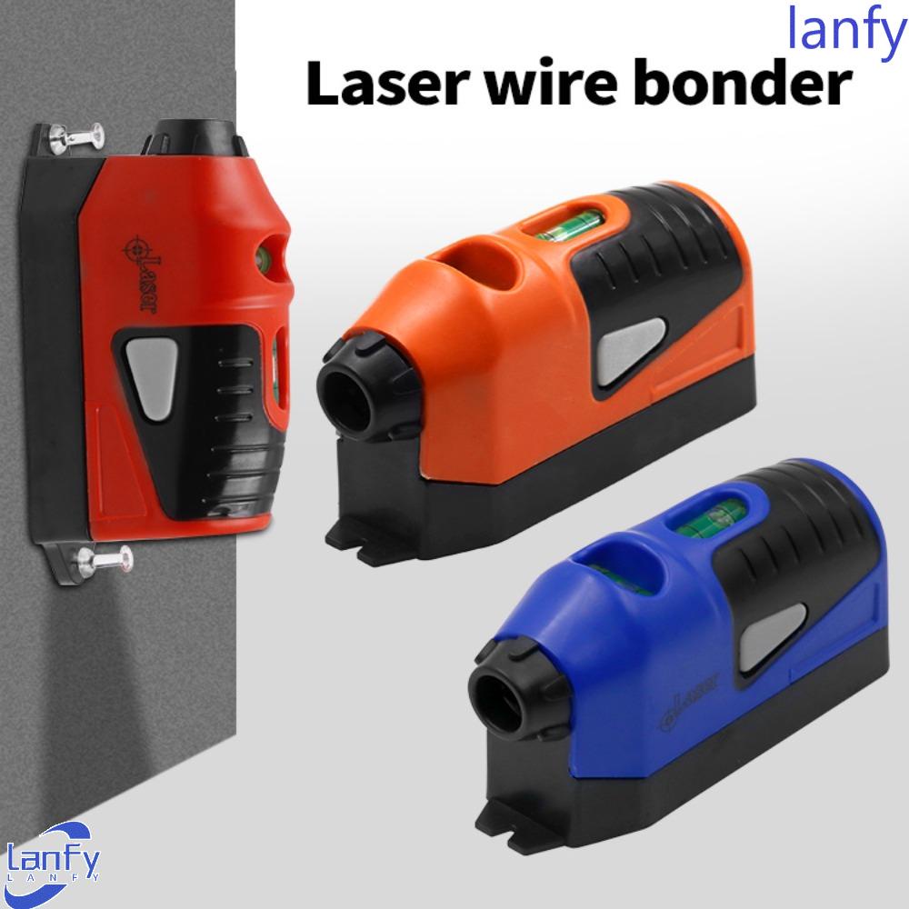 Lanfy Laser Level Mini Ground Deco Alat Ukur Garis Level Pandu Lurus Vertikal