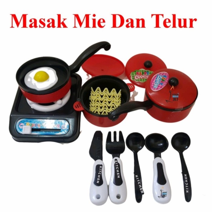 Mainan edukasi anak  Masak Masakan Happy Cooking LM2 / lm9 / lm10