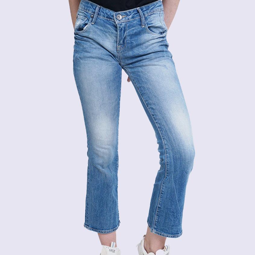 Logo Jeans Celana Jeans Wanita Bootcut G7 Series Light Blue 43BG7L3LL