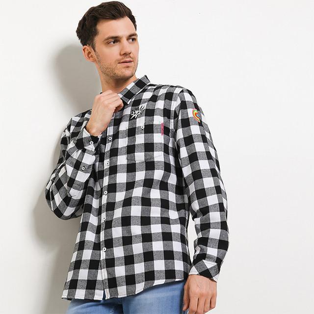 Hush Puppies Kemeja Pria Liunic Cerny Black