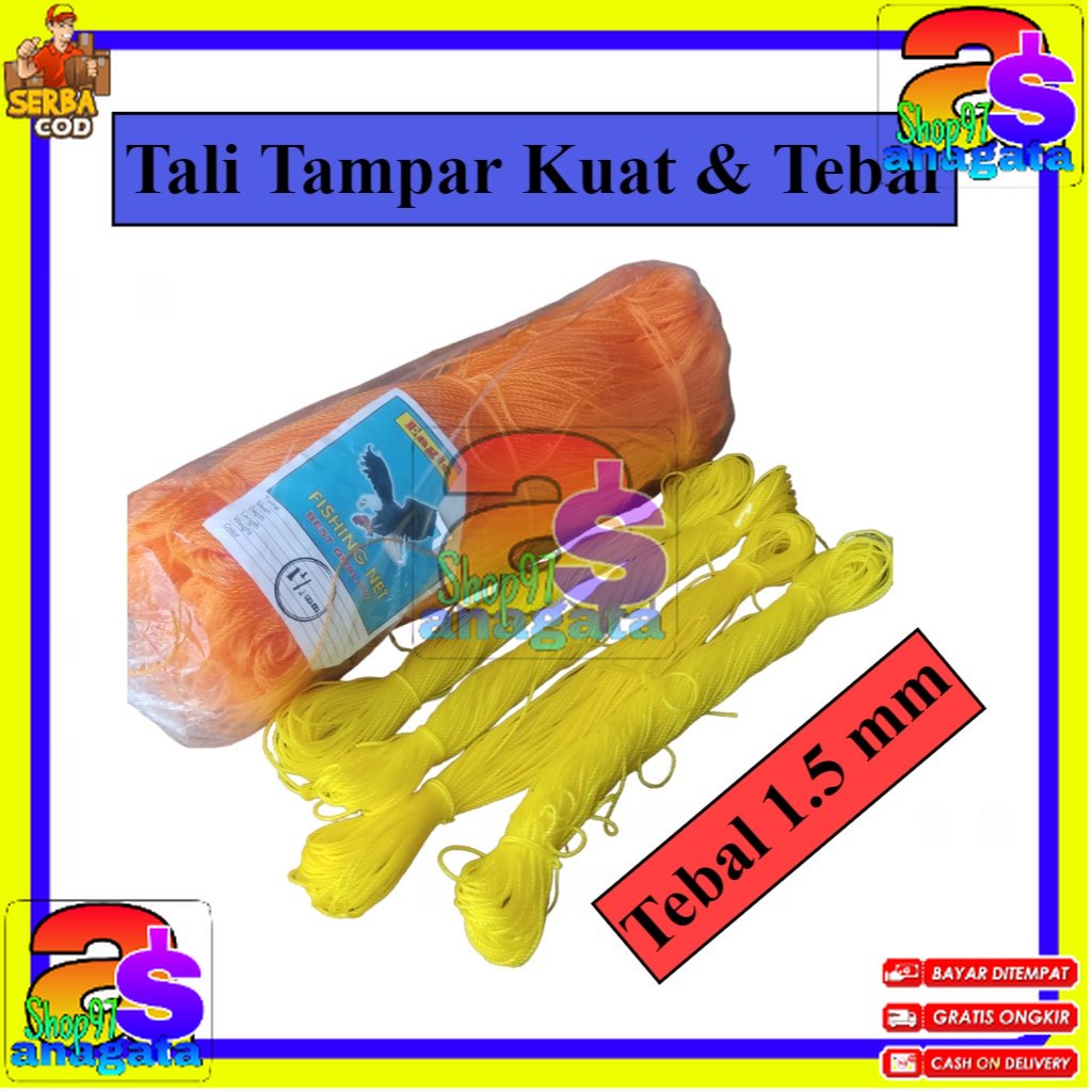 

Tali Tampar Kecil PE 1.5 mm / Serampat Cap Paus