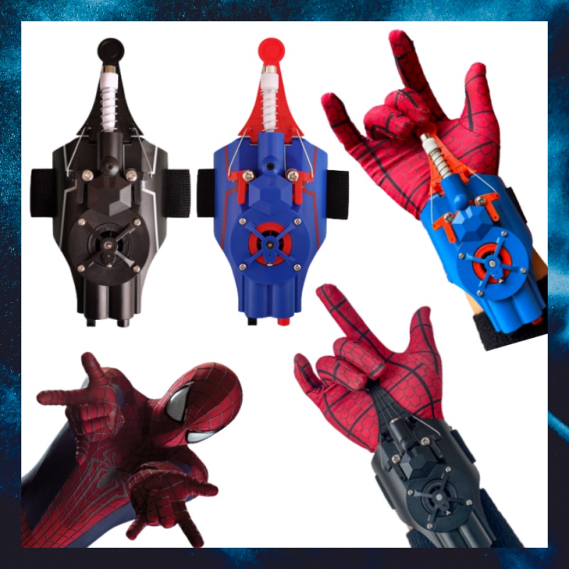 Peripheral Legends Spiderman Web Shooters Spider Sutra Peluncur Perangkat Tali Cosplay Props Mainan