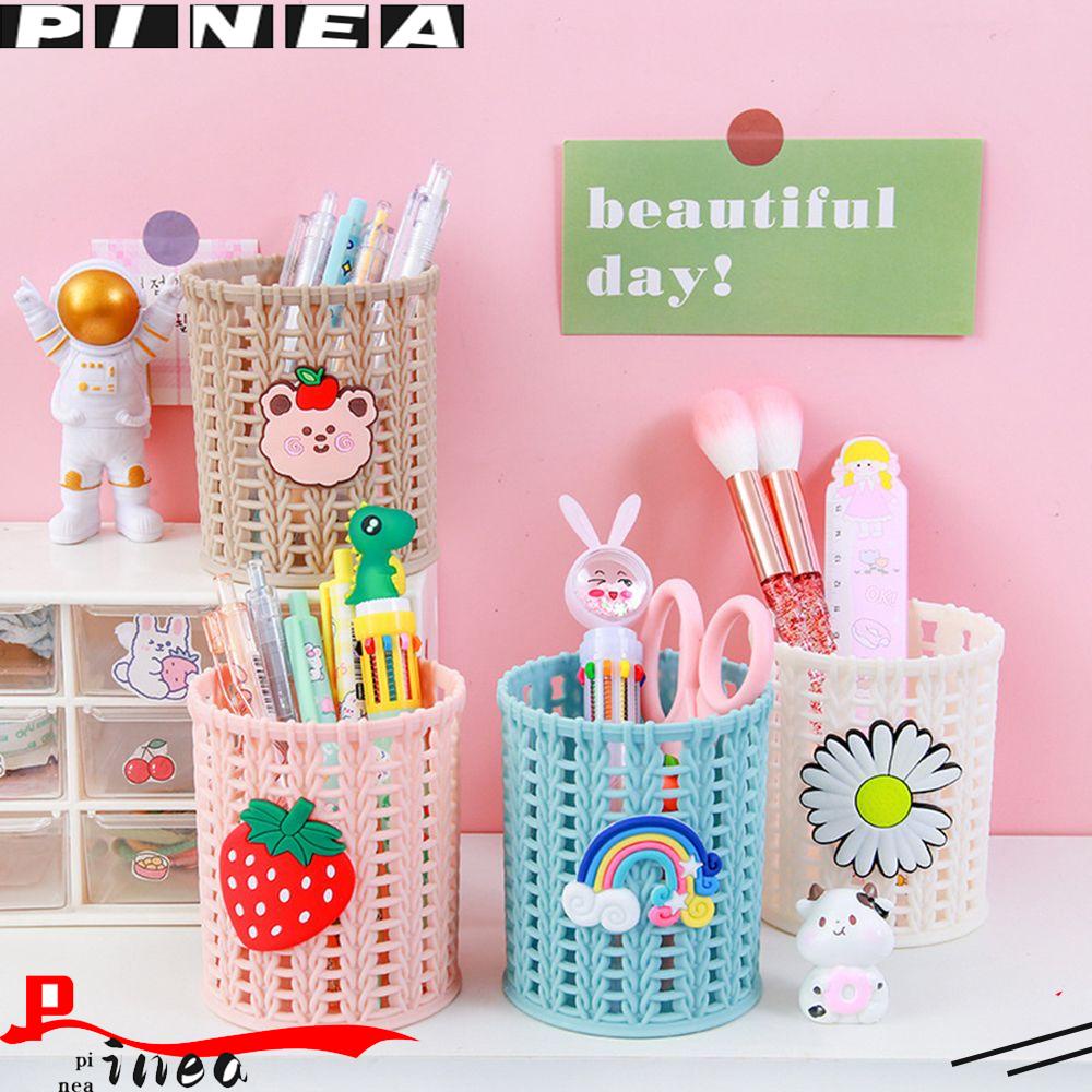 Tempat Pulpen Nanas New Makeup Brush Storage Kotak Pensil Perlengkapan Alat Tulis Kantor Desktop Organizer