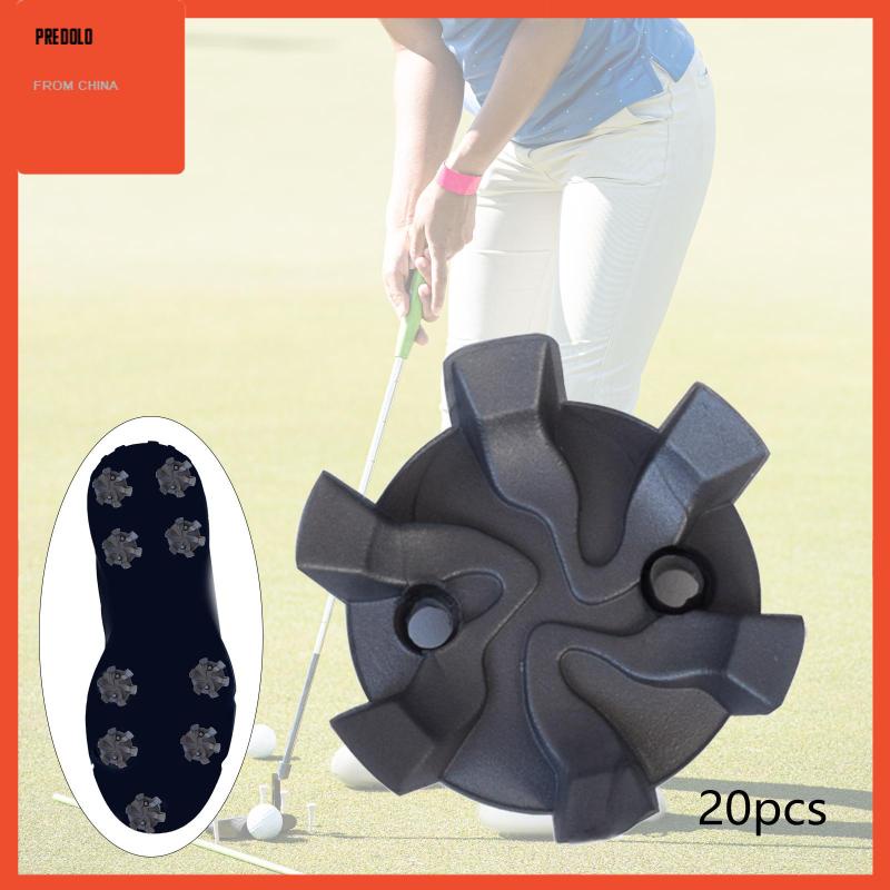 [Predolo] 20pcs Kleat Golf Pengganti Paku Sepatu Golf TPU Mudah Menginstal