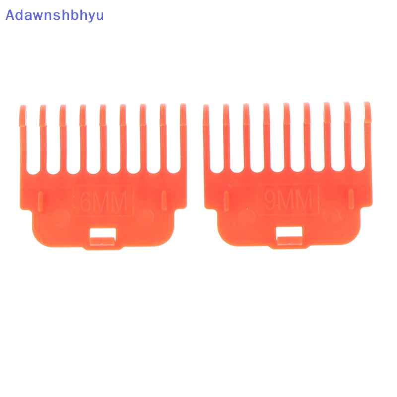Adhyu 2Pcs/4Pcs T9 Penjepit Rambut Penjaga Panduan Sisir Kit Trimmer Cutg Guides Styling Tools Attachment Compatible 1.5mm 2mm 3mm 4mm 6mm 9mm ID