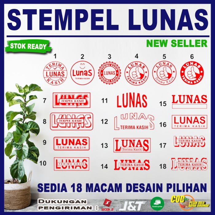 

stempel lunas otomatis - Desain Nomor 1