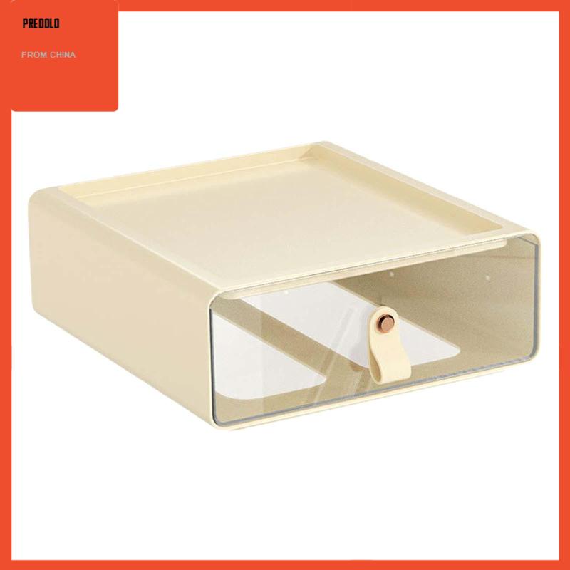 [Predolo] Desk Organizer Drawer Meja Laci Penyimpanan Dapat Ditumpuk Untuk Kamar Mandi Kantor Rumah