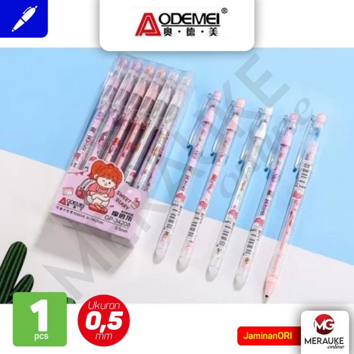 

Gel Pen / Ballpoint Bisa Dihapus AODEMEI GP-34208 0.5 mm (Satuan)