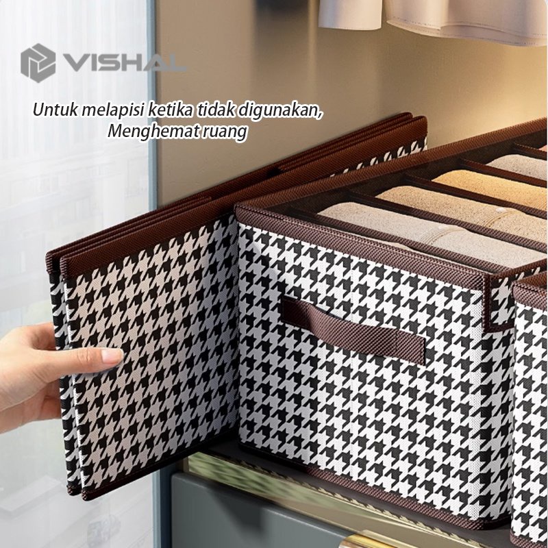 VISHAL Tempat Penyimpanan / STORAGE BOX / tempat pakaian / box / box multifungsi / keranjang pakaian  VS-142