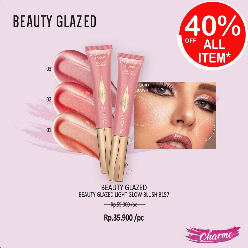 (READY &amp; ORI) Beauty Glazed Light Blush Glow B157