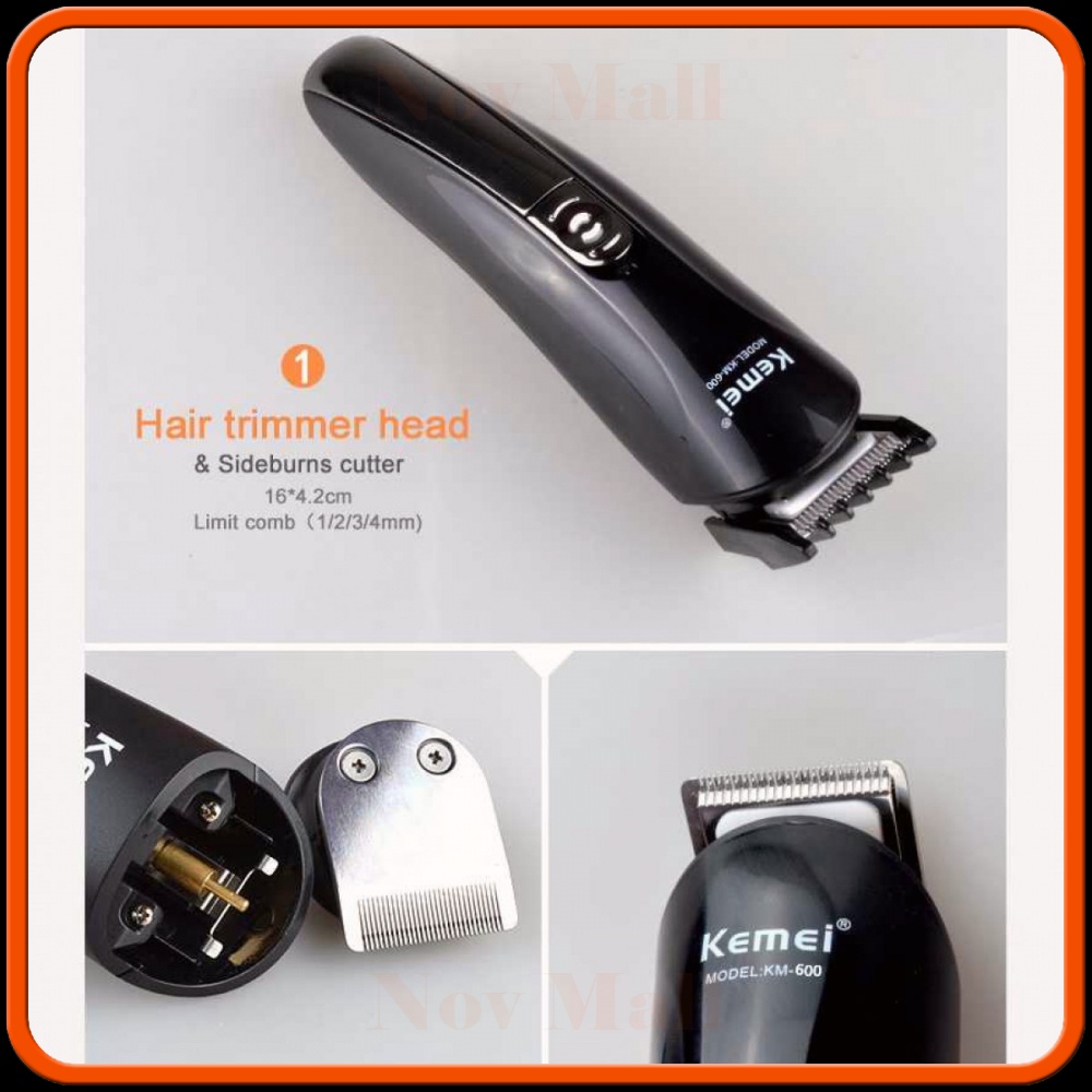 Alat Cukur Elektrik 6 in 1 Hair Trimmer Shaver - KM-600