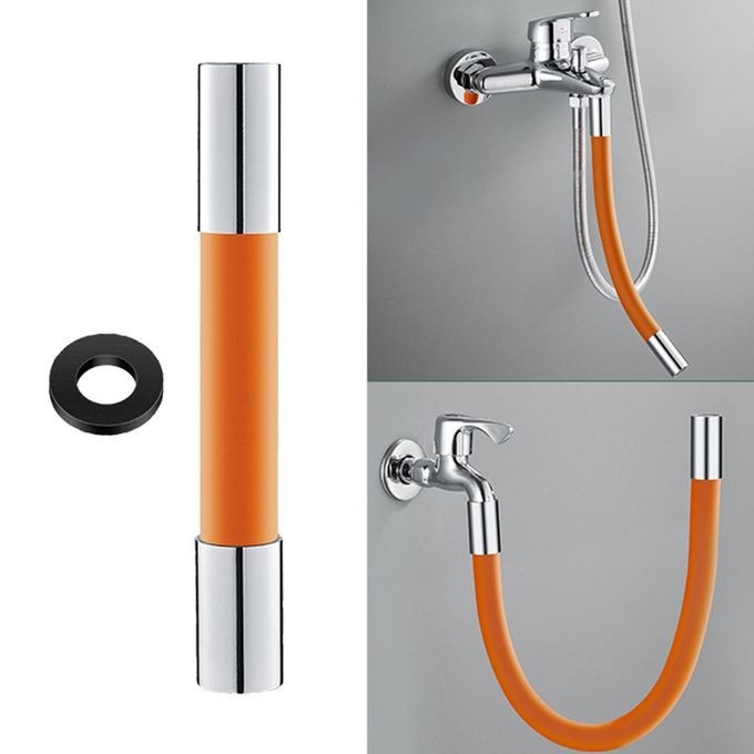 Selang Sambungan Perpanjang Ekstensi Faucet Extension Wastafel Extender Keran Kran Air Pipa Elastis Flexible Universal 360° Derajat Pendek 30cm Cm