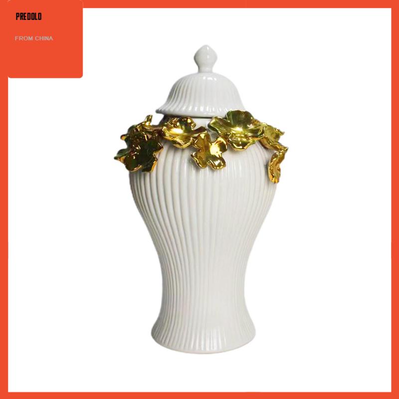 [Predolo] Ginger Jar Light Toples Candi Susun Bunga Mewah Untuk Sudut Meja