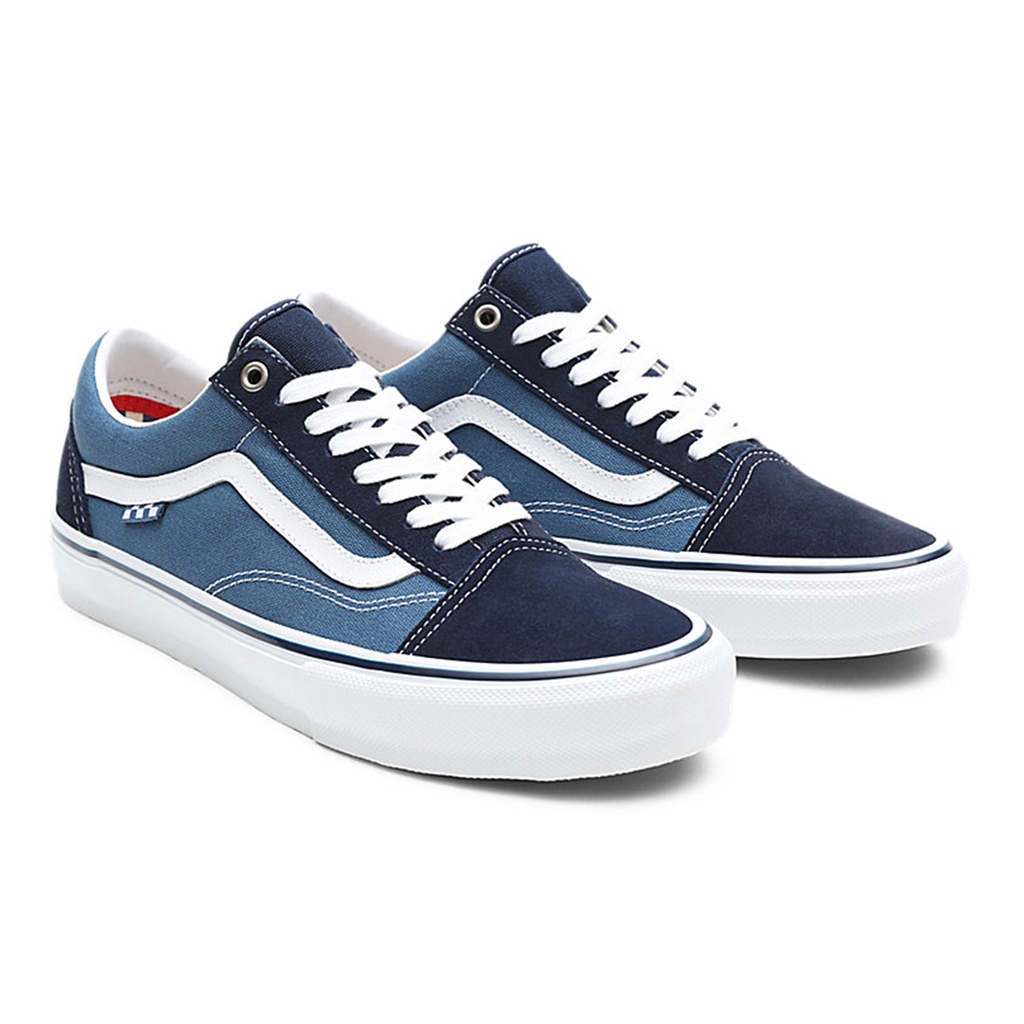 SEPATU VANS OFF THE WALL | SKATE OLD SKOOL NAVY