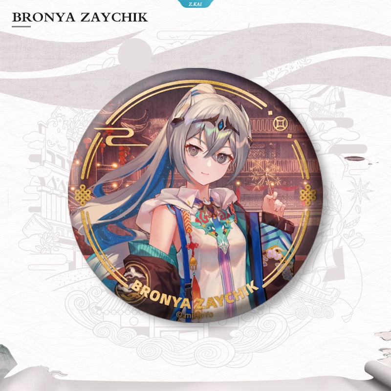 Game Anime Kartun Honkai Impact3 Elysia Kiana Kaslana Seele Vollerei Binary Anime Ransel Liontin Lencana Bros Siswa [ZK]