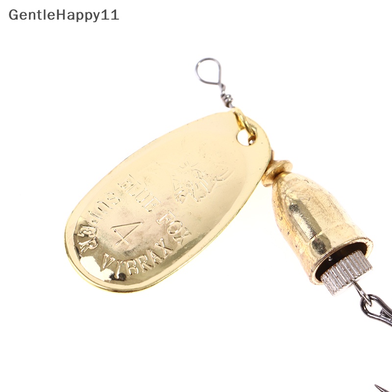 Gentlehappy Blade Rotag Spinner Metal Lure Kuningan Umpan Sendok Buatan Fishing Tackle id