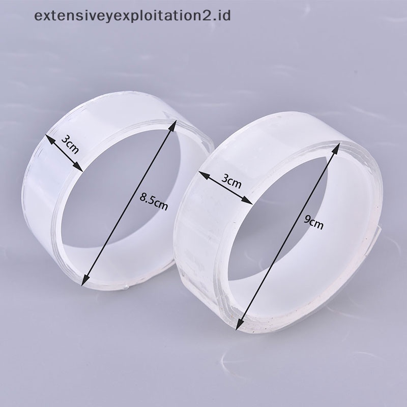 {NEW} Nano Tape Transparan Bisa Dicuci Perekat Dua Sisi Tempel Jejak Lem Lepas Pasang.