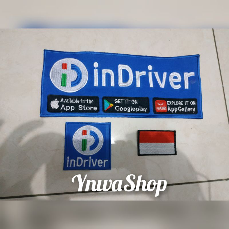 Bordir patch emblem / bordiran Indriver besarbisa pesan satuan