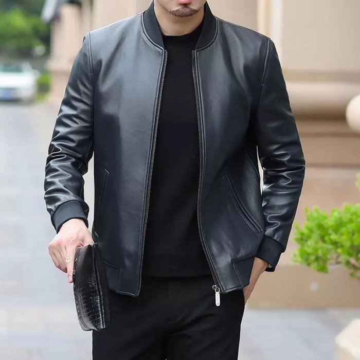 jaket kulit asli pria terlaris/ jaket kulit asli pria-jaket kulit original-jaket kulit domba jaket k