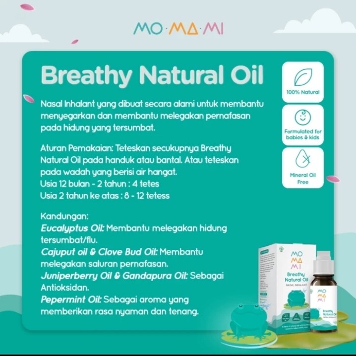 MOMAMI BREATHY NATURAL OIL 10ML