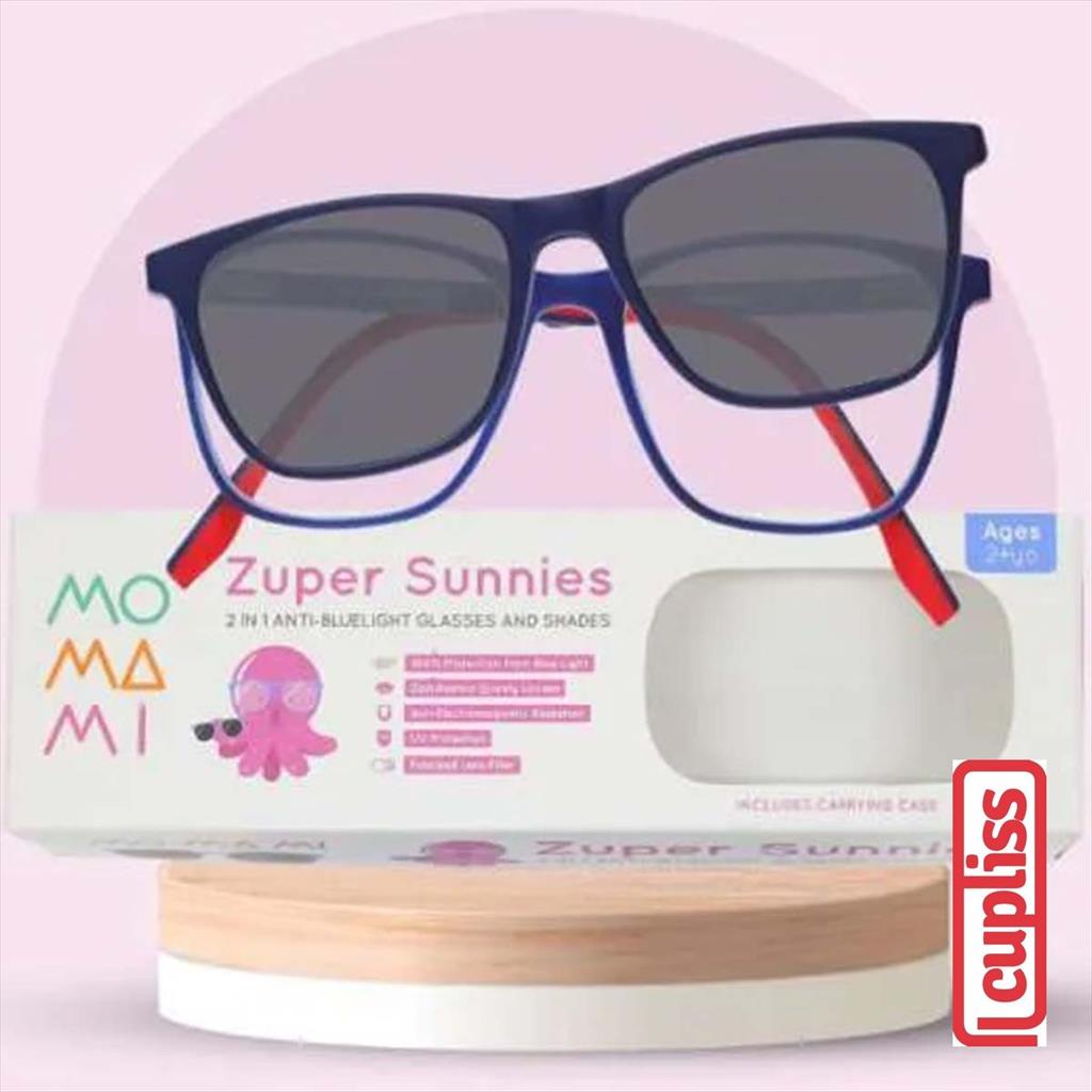 MoMaMi Zuper Sunnies 2+ Blue Red Kacamata Anak 134064