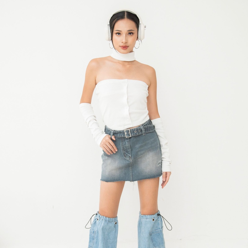 Ahyeon Jeans Mini Skirt | Aesthete yourlife