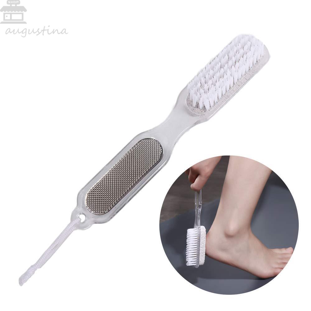 AUGUSTINA Sikat Kaki 4in1 Agustinina Profesional Multifungsi Manicure Grinding Pembersih Kaki Debu Penghilang Kulit Mati Pijat Kaki