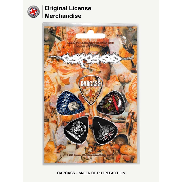 Pick Plektrum Kleber Gitar Akustik Bass CARCASS I Reek Of Putrefaction
