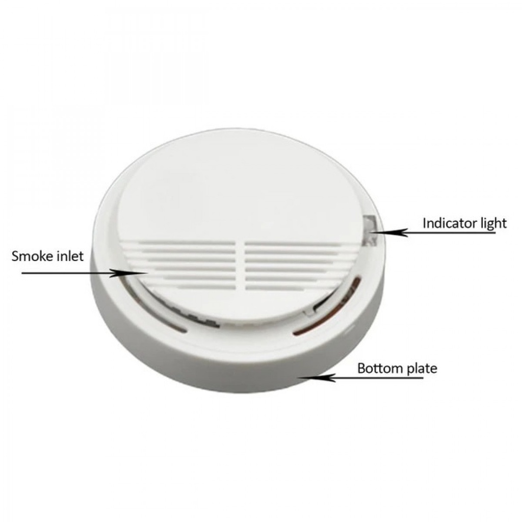 Smoke Detector Alat Pendeteksi Alarm Asap Kebakaran - SS-168