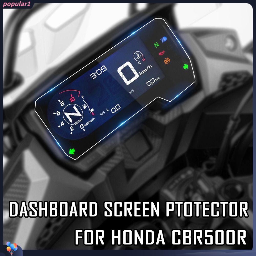 POPULAR 2pcs Speedometer Film Pelindung Anti Gores Pengganti Aksesoris HD Tempered Glass Untuk HONDA CBR500R CB500F CB500X CBR650R CB650R 2019 2020