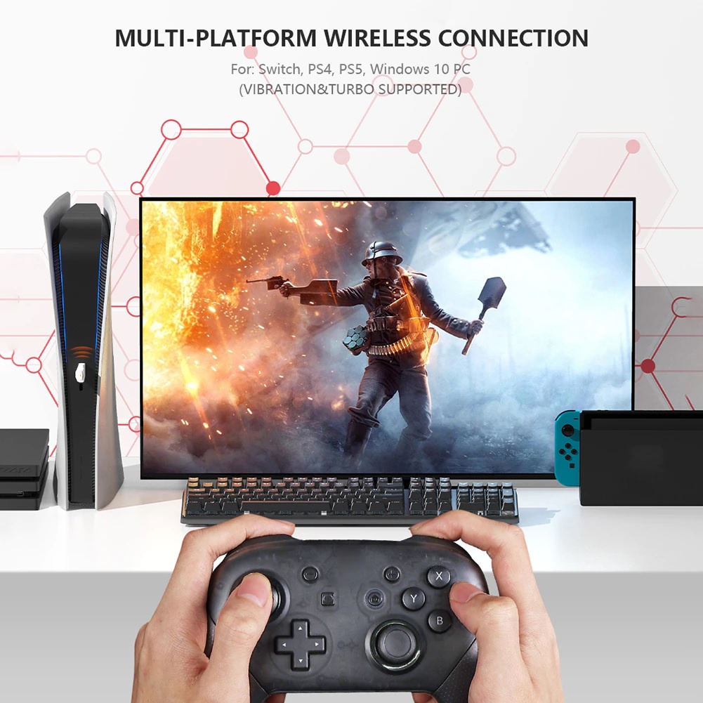 AKN88 - BIGBIGWON R100 PRO USB Wireless Adapter Game Console Converter