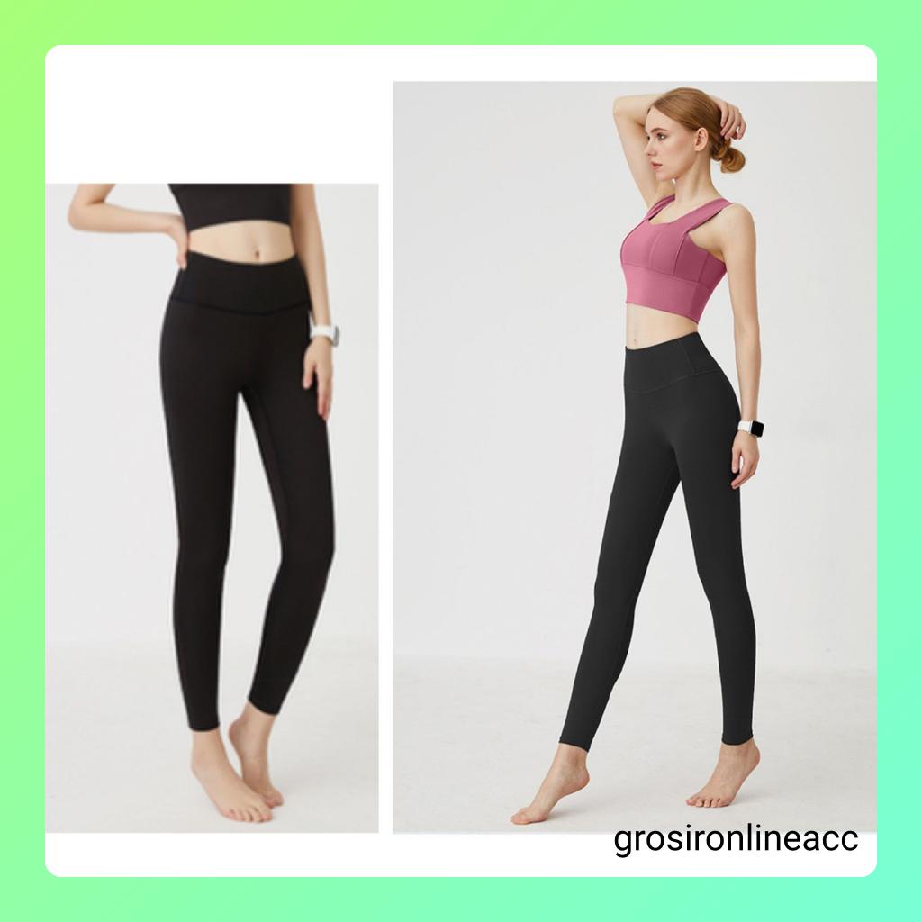 Celana Legging Panjang kurus membentuk yoga perut langsing WT01