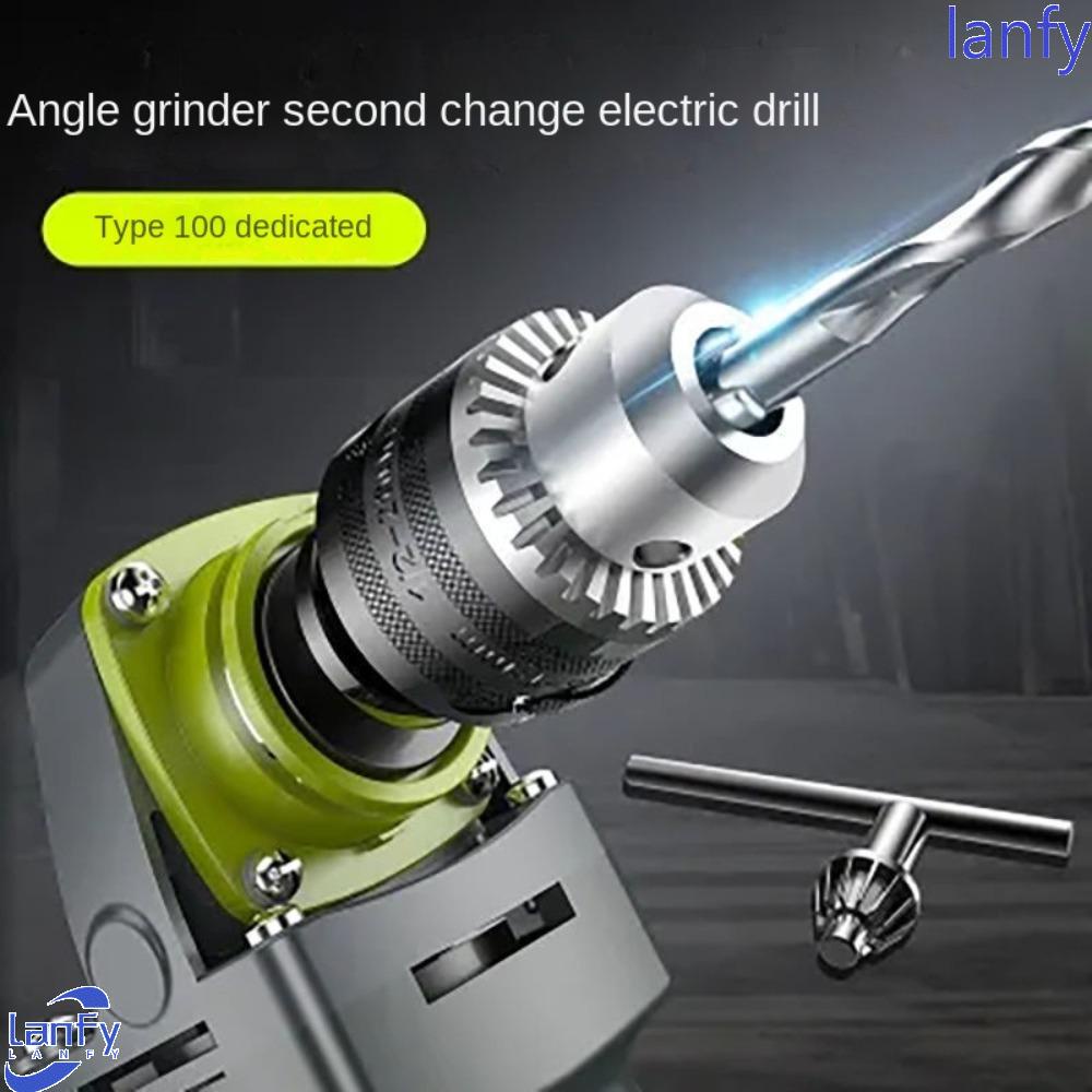 LANFY Chuck Bor Listrik Presisi Tinggi Tangan Ketat Untuk Pengeboran|Bench For Electric Wrench Collet Drat Tanpa Kunci 1.5-13mm Dengan Adaptor Chuck Bor Kunci