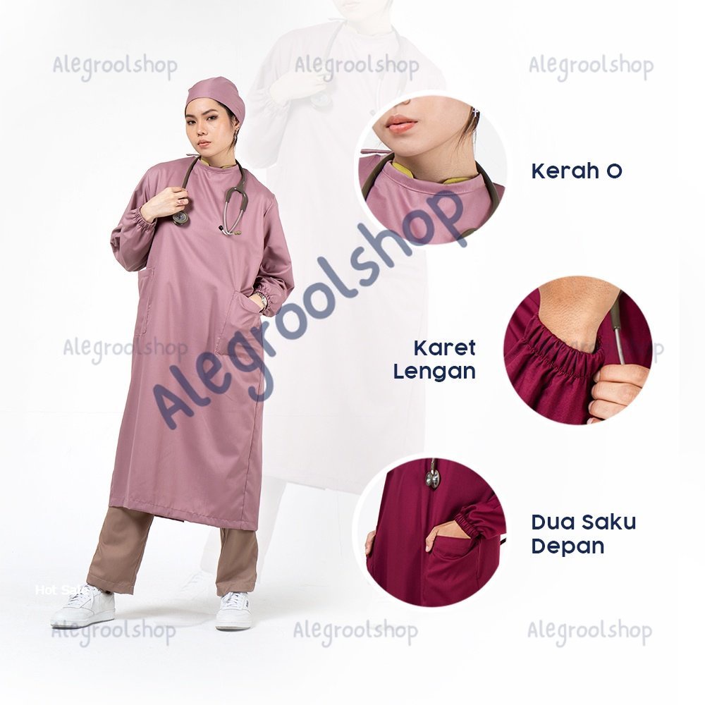 Surgical Gown Katun Jepang Premium