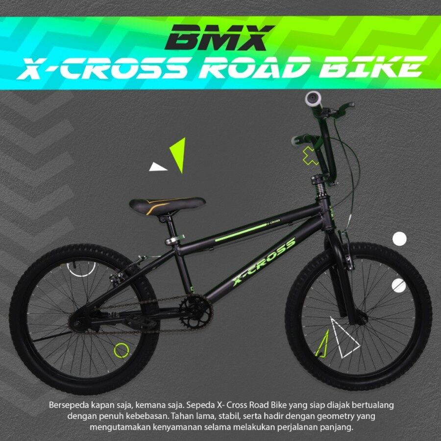 Sepeda anak bmx 20 Inc rem v break bisa buat anak 7 tahun ke atas